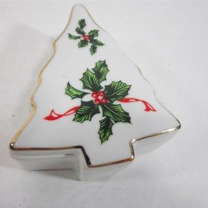 CLEARANCE...Lefton Christmas Vintage Trinket Box